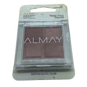Almay Shadow Squad Eyeshadow Palette 190 Unapologetic Matte Satin Metallic NEW